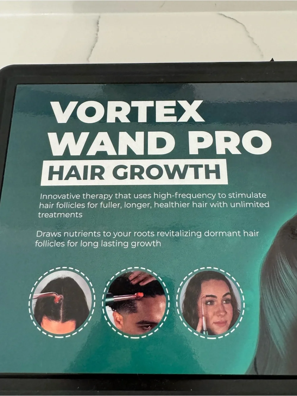 High-Frequency Face & Hair Wand, Vortex Wand Pro, Hair Growth Stimulator